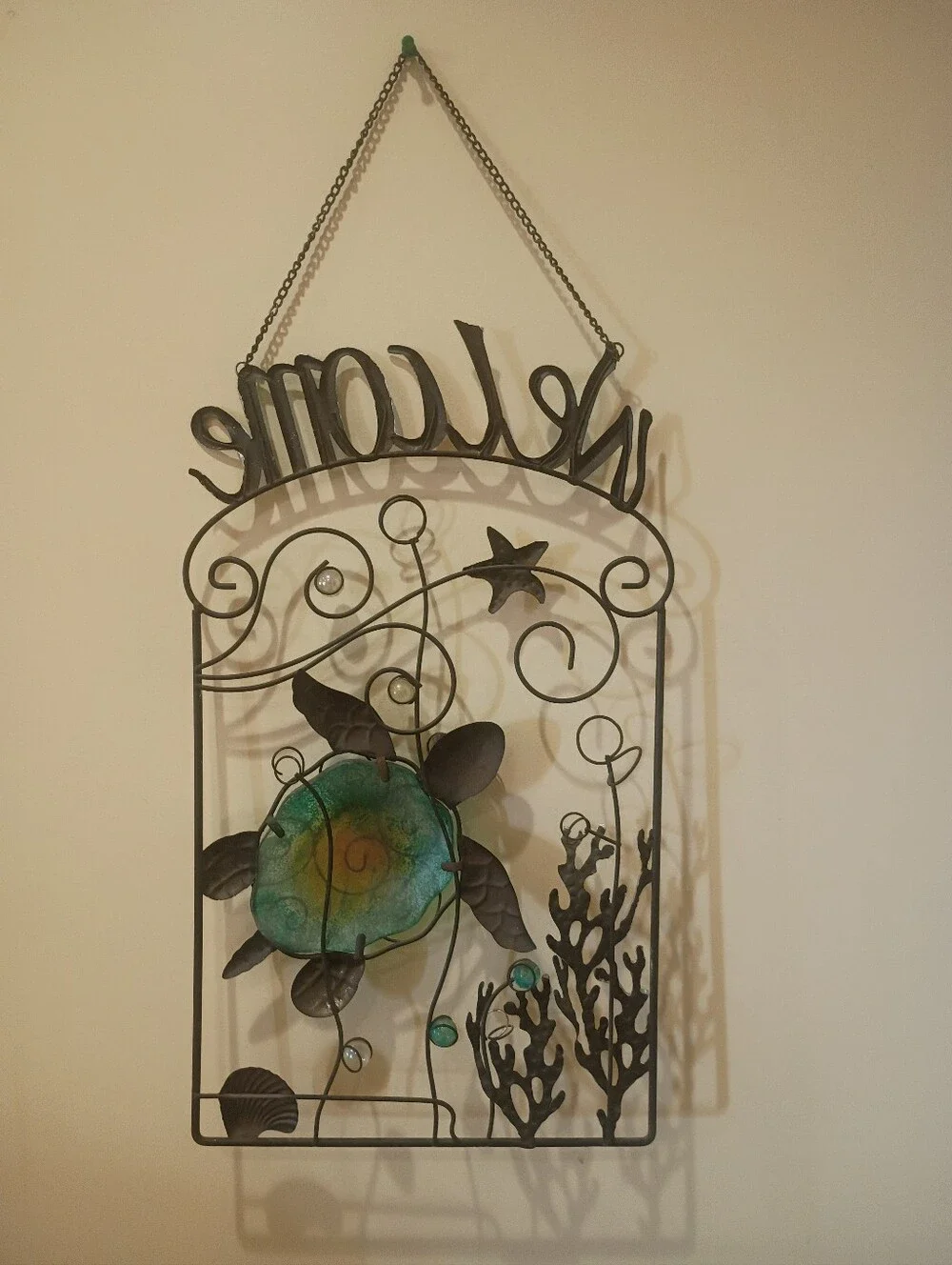 Sunset Vista Designs Sea Turtle Welcome Hanging Sign 19
